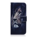 For Xiaomi Redmi Note 13 Pro 4G Coloured Drawing Flip Leather Phone Case(Lion)