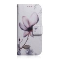 For Xiaomi Poco M6 Pro 4G Coloured Drawing Flip Leather Phone Case(Magnolia)