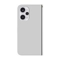 For Xiaomi Poco F5/Redmi Note 12 Turbo Imitated Mirror Surface Leather Phone Case(Silver)