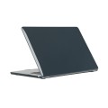 For MacBook Air 15.3 2024 A2941 (M2)/A3114 (M3) Laptop Frosted Hard Plastic Protection Case(Black)