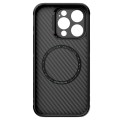 For iPhone 15 Pro NILLKIN Aramid Fiber MagSafe Magnetic Phone Case(Black)