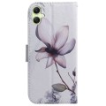 For Samsung Galaxy A05 Coloured Drawing Flip Leather Phone Case(Magnolia)