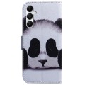 For Samsung Galaxy A05s Coloured Drawing Flip Leather Phone Case(Panda)