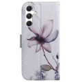 For Samsung Galaxy S24+ 5G Coloured Drawing Flip Leather Phone Case(Magnolia)