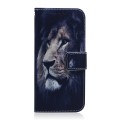 For Realme 12 5G Coloured Drawing Flip Leather Phone Case(Lion)