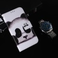 For Realme 12 5G Coloured Drawing Flip Leather Phone Case(Panda)