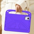 For Lenovo Tab M11/ Xiaoxin Pad 11 2024 Handle Portable EVA Shockproof Tablet Case(Purple)