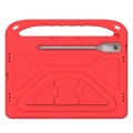 For Lenovo Tab P12 12.7 Handle Portable EVA Shockproof Tablet Case(Red)