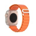 For Apple Watch Series 8 45mm  DUX DUCIS GS Series Nylon Loop Watch Band(Orange)