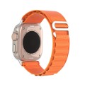 For Apple Watch SE 2022 44mm DUX DUCIS GS Series Nylon Loop Watch Band(Orange)
