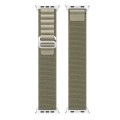 For Apple Watch SE 40mm DUX DUCIS GS Series Nylon Loop Watch Band(Olive)