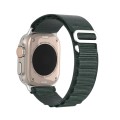 For Apple Watch Series 6 44mm DUX DUCIS GS Series Nylon Loop Watch Band(Green)