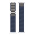 For Apple Watch Series 2 38mm DUX DUCIS GS Series Nylon Loop Watch Band(Blue)