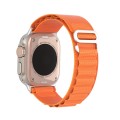 For Apple Watch SE 2023 40mm DUX DUCIS GS Series Nylon Loop Watch Band(Orange)
