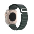 For Apple Watch SE 2023 44mm DUX DUCIS GS Series Nylon Loop Watch Band(Green)