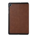 For Samsung Galaxy Tab S6 Lite P610 TPU Flip Tablet Protective Leather Case(Brown)