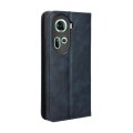 For OPPO Reno11 5G Global Magnetic Buckle Retro Texture Leather Phone Case(Blue)