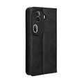 For OPPO Reno11 Pro 5G Global Magnetic Buckle Retro Texture Leather Phone Case(Black)