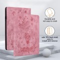For Amazon Kindle Paperwhite 5 2023 2024 Butterfly Rose Embossed Leather Tablet Case(Pink)