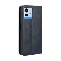 For Cubot Note 50 Magnetic Buckle Retro Texture Leather Phone Case(Blue)