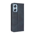 For Blackview A52 / A52 Pro Magnetic Buckle Retro Texture Leather Phone Case(Blue)