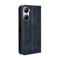 For ZTE Libero 5G IV Magnetic Buckle Retro Texture Leather Phone Case(Blue)