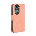 For OPPO Reno11 5G Global Skin Feel Calf Texture Card Slots Leather Phone Case(Pink)