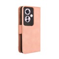 For OPPO Reno11 F 5G / F25 Pro 5G Skin Feel Calf Texture Card Slots Leather Phone Case(Pink)