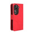 For OPPO Reno11 Pro 5G Global Skin Feel Calf Texture Card Slots Leather Phone Case(Red)