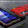 For Xiaomi Redmi Note 12 Pro 5G Global Armor PC + TPU Camera Shield Phone Case(Red)