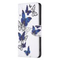 For Samsung Galaxy S24 5G Colored Drawing Pattern Leather Phone Case(Butterflies)