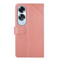 For OPPO A60 4G Y-shaped Pattern Flip Leather Phone Case(Pink)