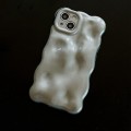 For iPhone 15 Wave Bubbles TPU Phone Case(Grey)