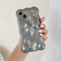 For iPhone 15 Wave Bubbles TPU Phone Case(Grey)