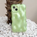 For iPhone 15 Wave Bubbles TPU Phone Case(Green)