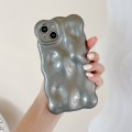 For iPhone 15 Plus Wave Bubbles TPU Phone Case(Grey)