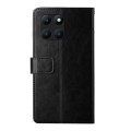 For Honor X8b Y-shaped Pattern Flip Leather Phone Case(Black)