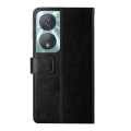 For Honor 90 Smart Y-shaped Pattern Flip Leather Phone Case(Black)