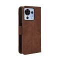 For ZTE Blade V50 Vita 4G Skin Feel Calf Texture Card Slots Leather Phone Case(Brown)