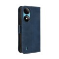 For ZTE Blade A33s Skin Feel Calf Texture Card Slots Leather Phone Case(Blue)