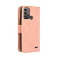 For ZTE Blade A53 Pro Skin Feel Calf Texture Card Slots Leather Phone Case(Pink)