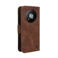 For ZTE Blade A73 5G Skin Feel Calf Texture Card Slots Leather Phone Case(Brown)