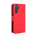 For ZTE nubia Red Magic 9 Pro+ Skin Feel Calf Texture Card Slots Leather Phone Case(Red)