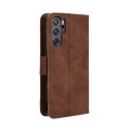 For ZTE nubia Red Magic 9 Pro+ Skin Feel Calf Texture Card Slots Leather Phone Case(Brown)