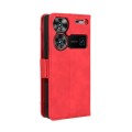 For ZTE nubia Z60 Ultra Skin Feel Calf Texture Card Slots Leather Phone Case(Red)