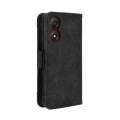 For ZTE Blade A34 Skin Feel Calf Texture Card Slots Leather Phone Case(Black)