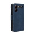 For ZTE Blade A54 Skin Feel Calf Texture Card Slots Leather Phone Case(Blue)