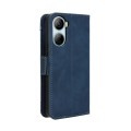 For ZTE Libero 5G IV Skin Feel Calf Texture Card Slots Leather Phone Case(Blue)