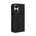 For ZTE Anshin Family Skin Feel Calf Texture Card Slots Leather Phone Case(Black)