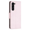 For Samsung Galaxy S24+ 5G Litchi Texture Pure Color Flip Leather Phone Case(Rose Gold)